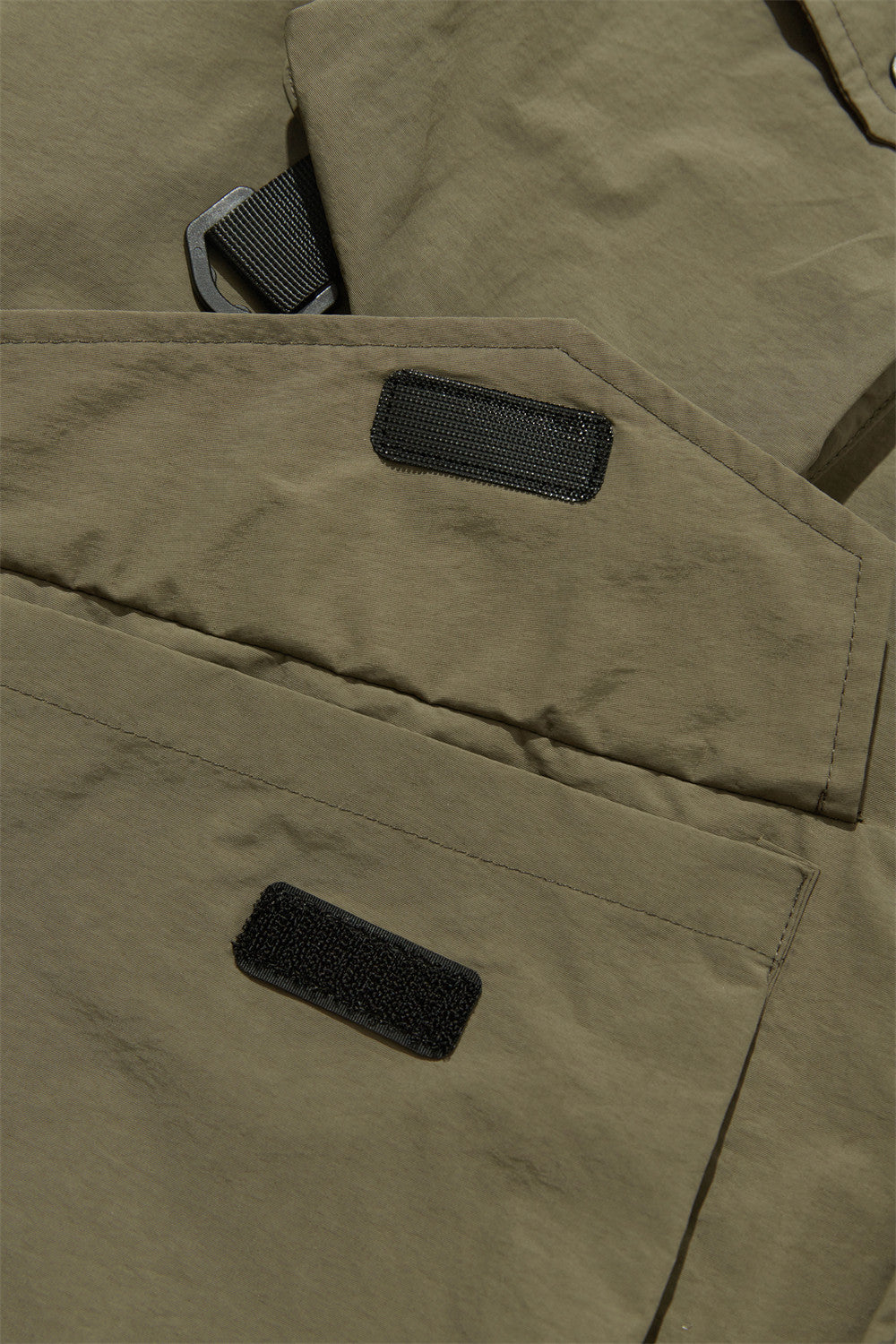 Hooded Multi-pocket Technical Work Jacket Men's