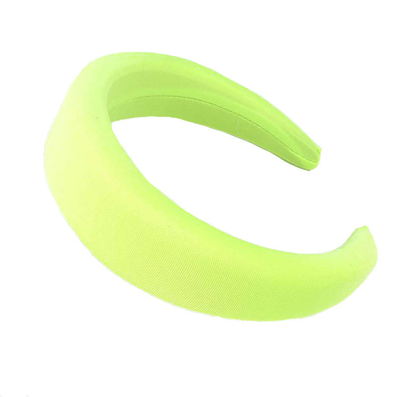 Creative Korean Version Candy-colored Milk Silk Sponge Thickening Wide Brim Hair Band