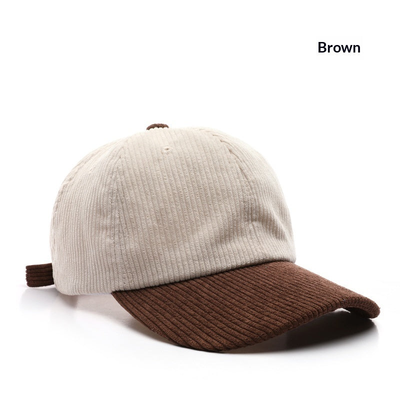 Women's Outdoor Solid Color Patchwork Baseball Cap