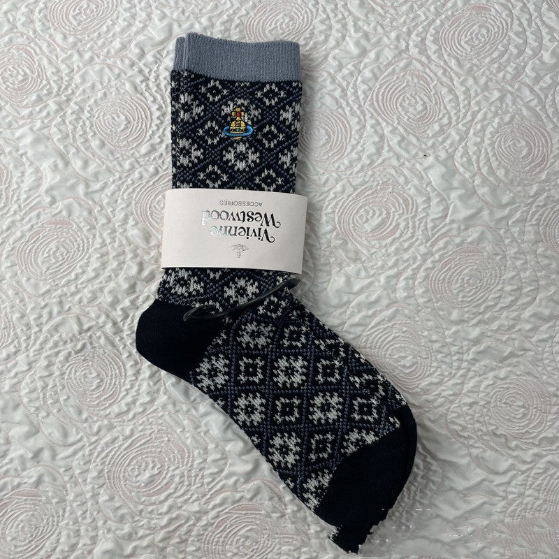 Women's Mid-High Tube Calf Retro Style