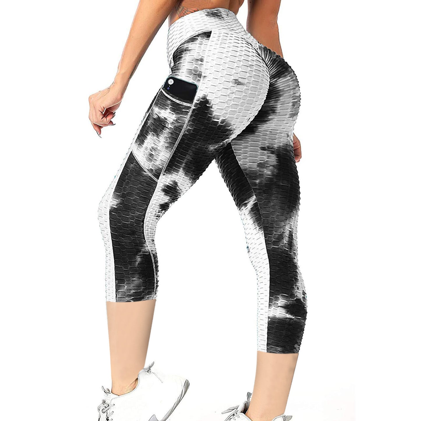 Cross-border European And American Foreign Trade New Style Yoga Pants Jacquard Pants