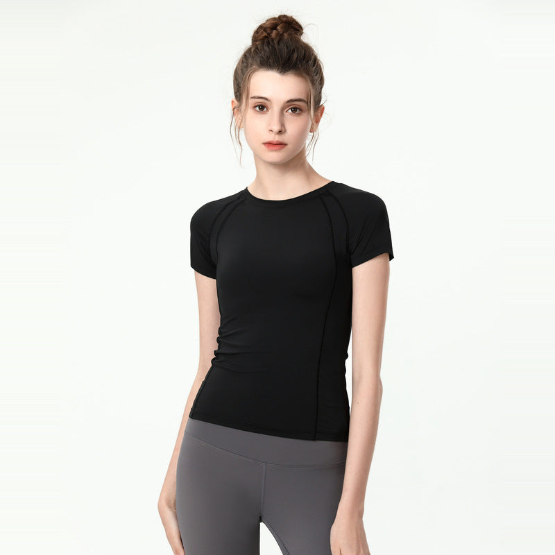 Women's Fashion Yoga Short Sleeve
