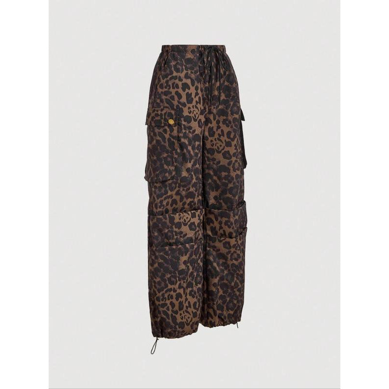 Women's Leopard Print Casual Fashion Casual Pants