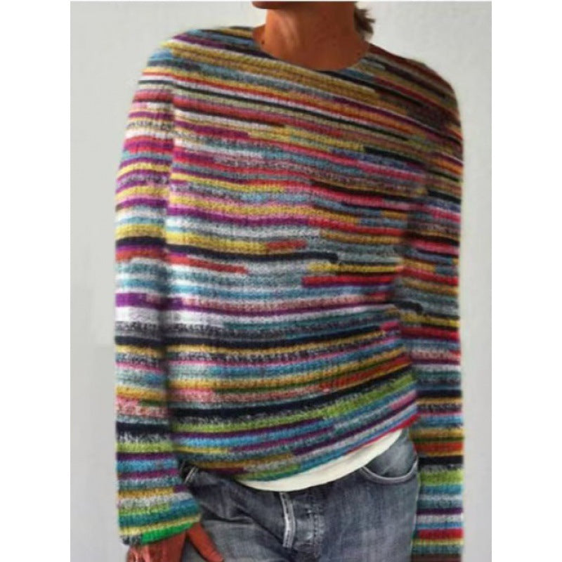 Hoodless Casual Loose-fitting Long-sleeve Top