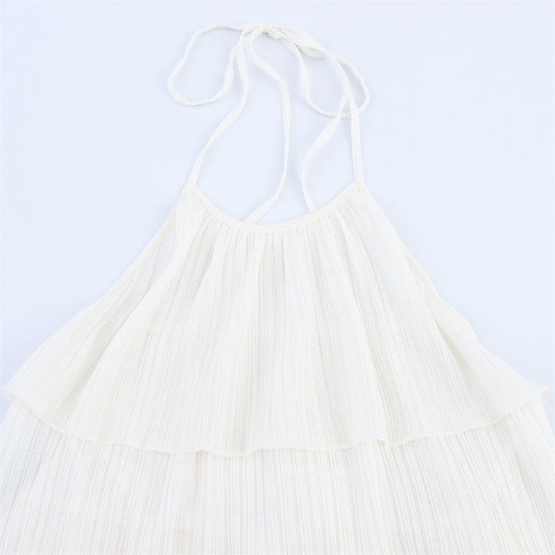 Hot Girl Laminated Decoration Dress