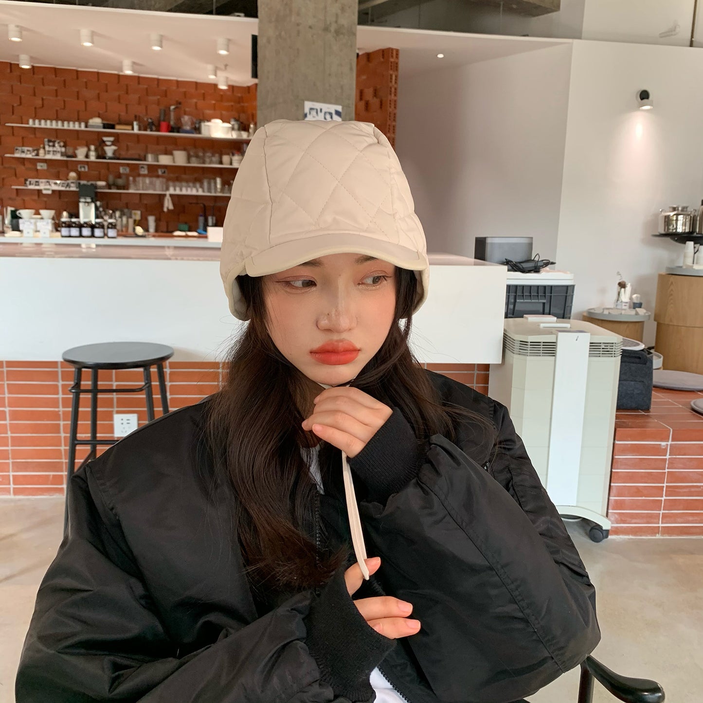 Warm Ear Protection Cold-proof Cotton Cute Fashion Leisure Windproof Hat