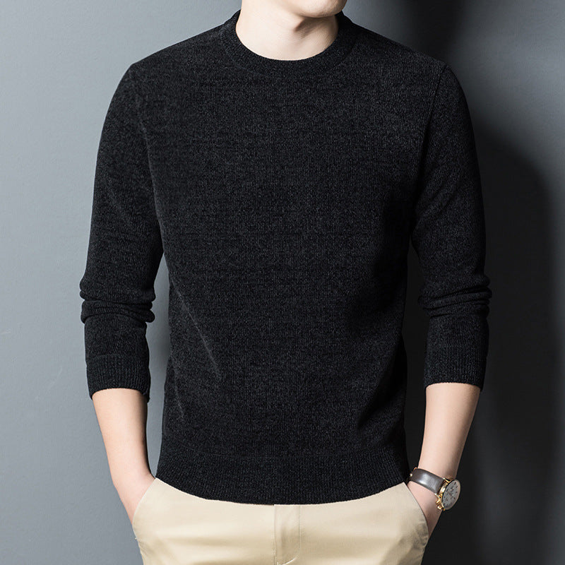 Men's Young And Middle-aged Loose Bottoming Sweater
