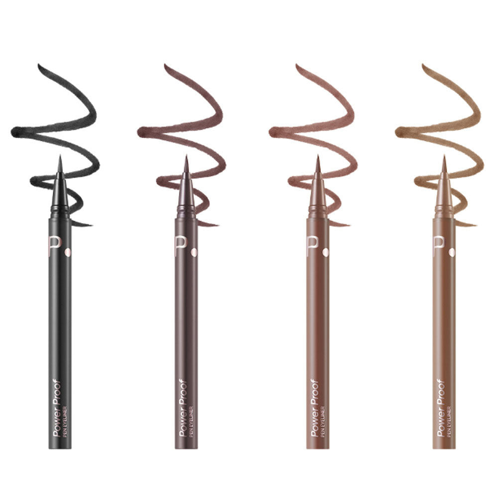 Fiber-tip Eyeliner Pen With Soft Brush Tip Waterproof Long-lasting And Smudge-proof