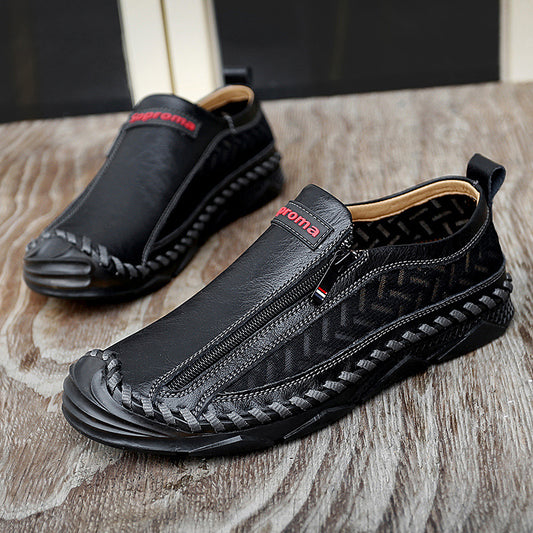 Fashion Men's Simple Casual Leather Shoes