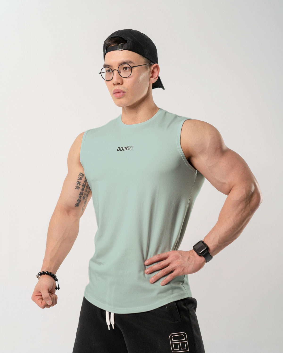 Running Sports Casual Stretch Sleeveless Cotton Vest Men