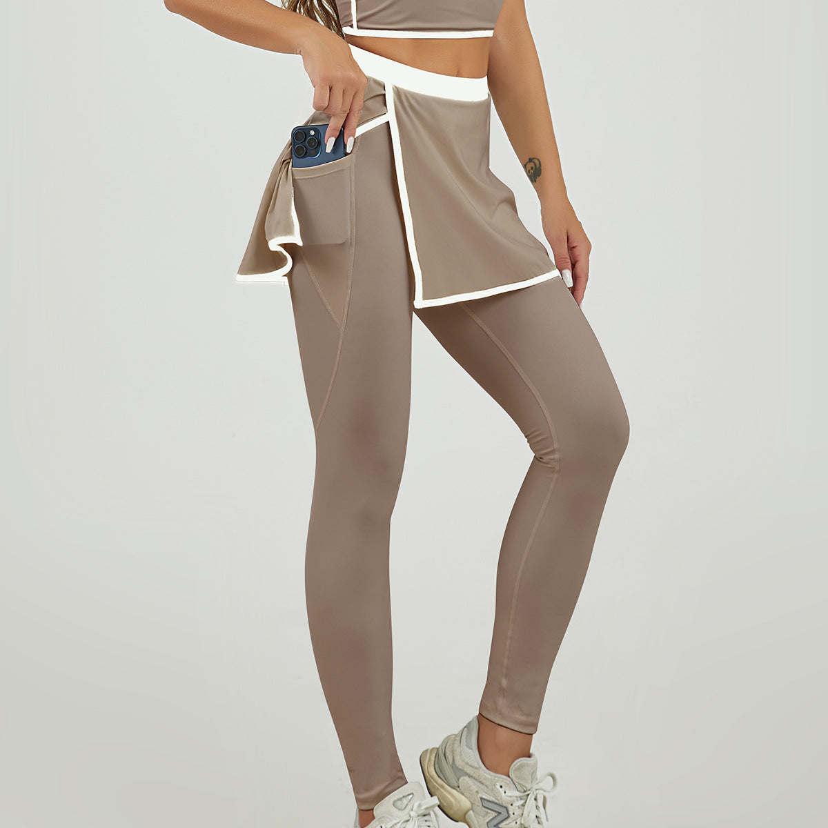 Fitness Culotte Two-Piece Sports Suit For Women