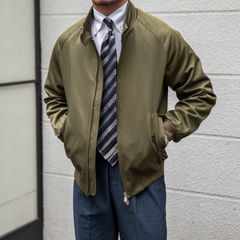 Vintage Stand-up Collar Short Jacket Waterproof For Men