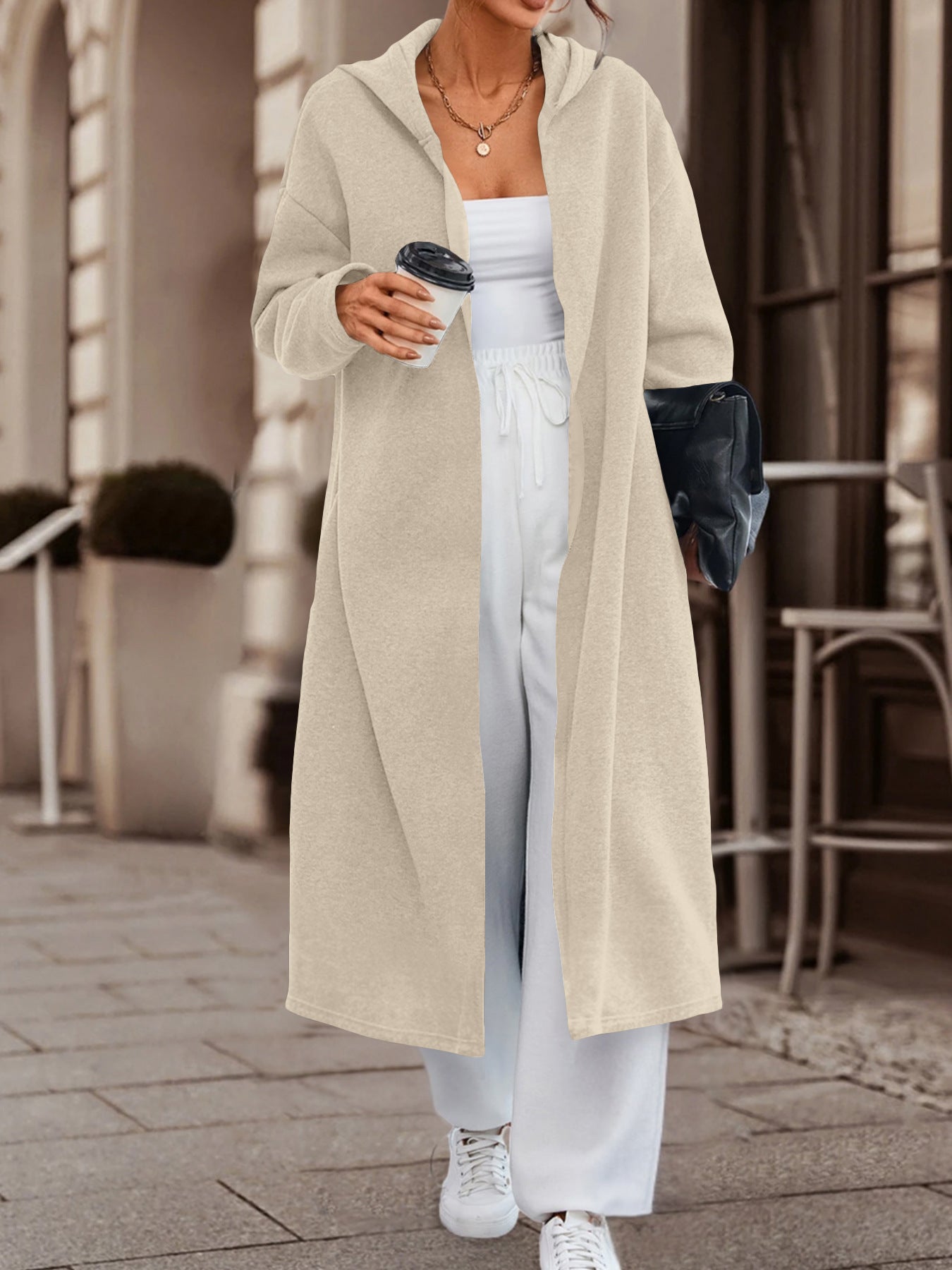 Women's Leisure Commute Long Cardigan Jacket