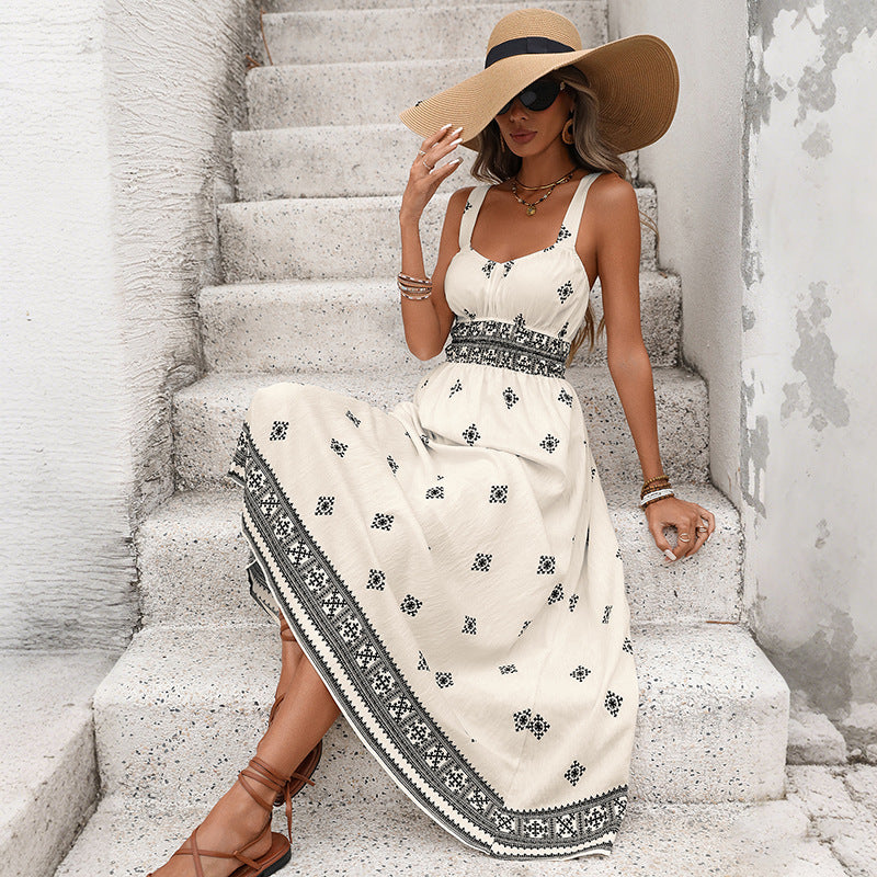 Summer Resort Style Slip Dress