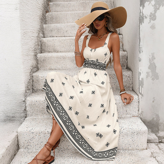 Summer Resort Style Slip Dress