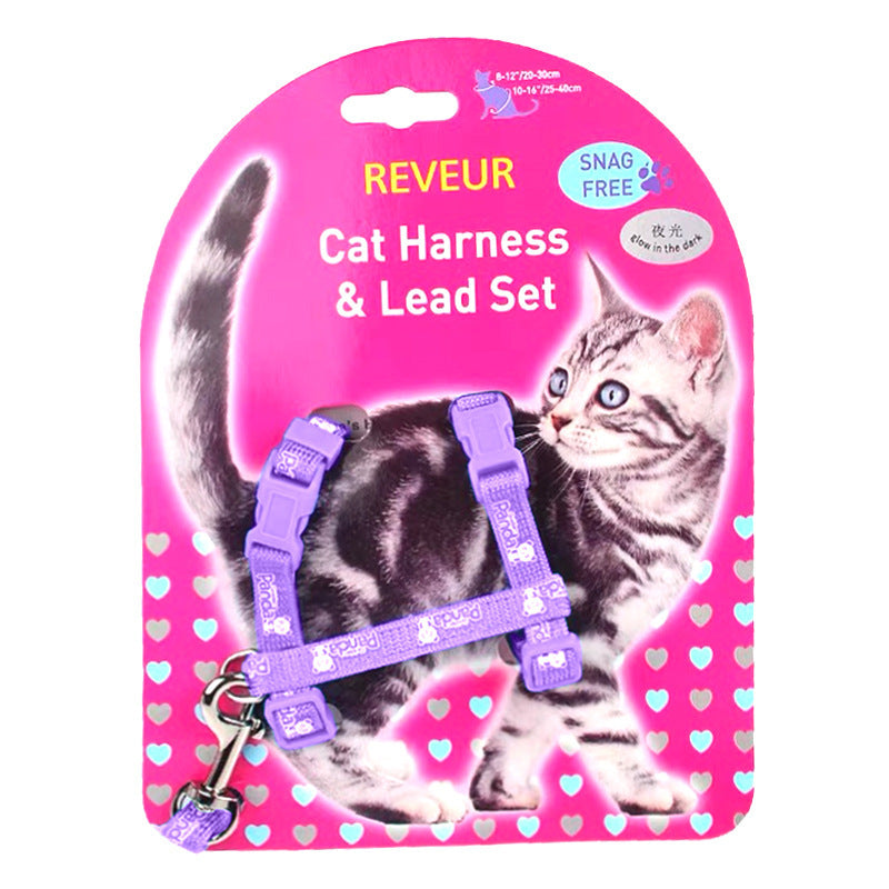 Cat Chest Strap Night Reflective Anti-lost