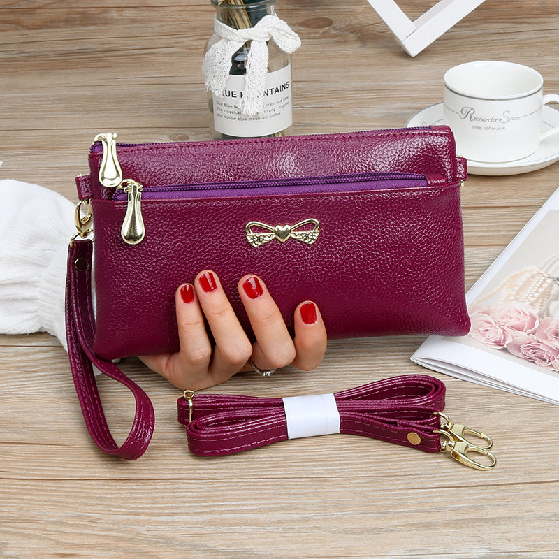 Sommer Dame Clutch Casual All-match Lille Taske Mobiltelefon Pung Skuldertaske