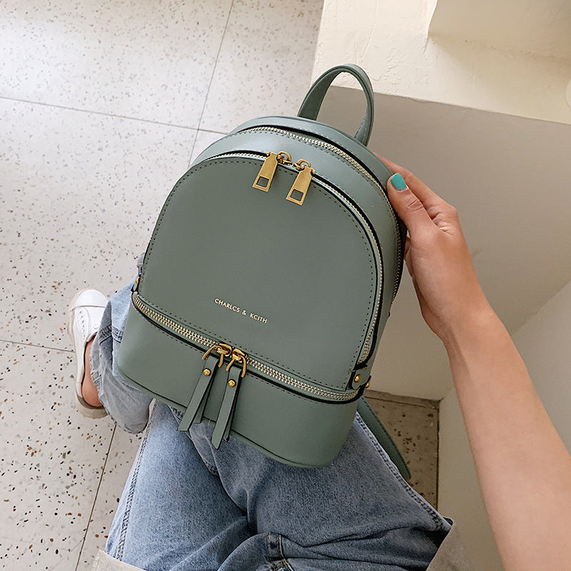 Casual Pu Simple One Shoulder Small Backpack