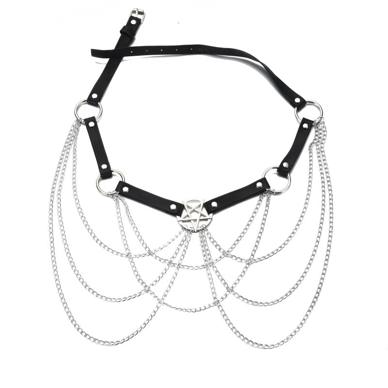 Pentagram Body Chain Jewelry Sexy Belt Belt Chain