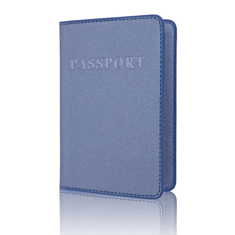 Long And Short Solid Color Passport Holder Passport Holder