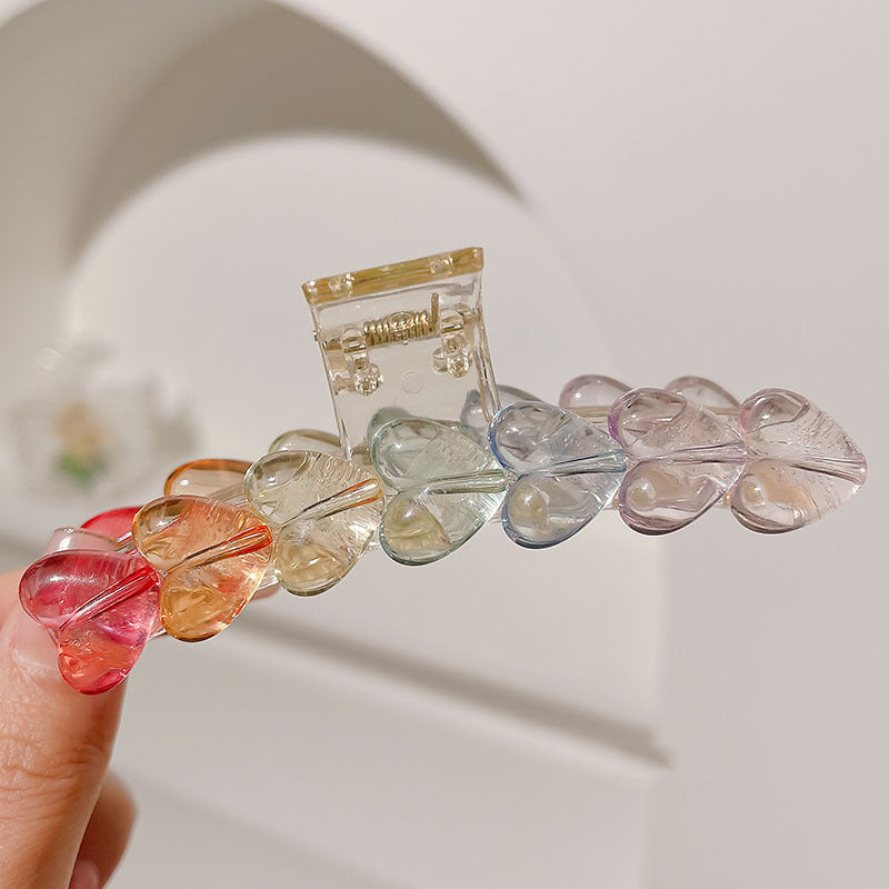 Candy Color Haj Kvindelig Baghoved Clips
