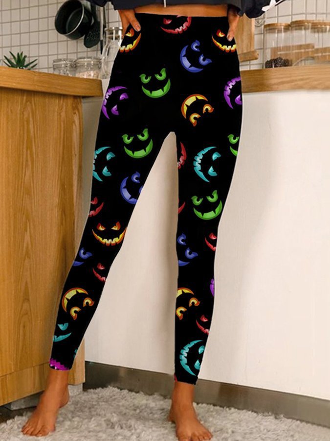 Hawaiian Style Digital Printing 3D Leggings For Men And Women