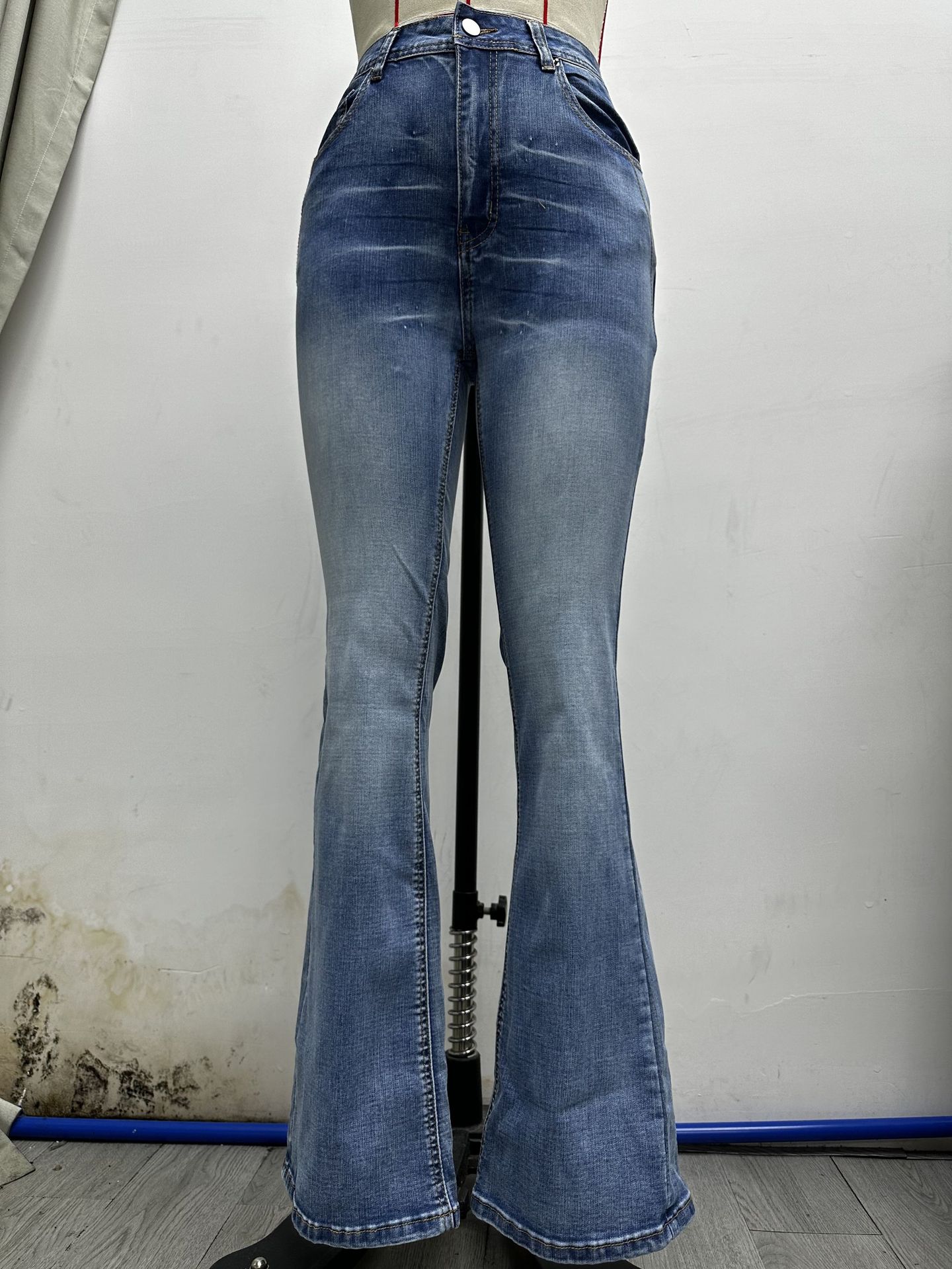 New Women's Clothes Casual Pants High Waist Stretch Washed Skinny Jeans For Women