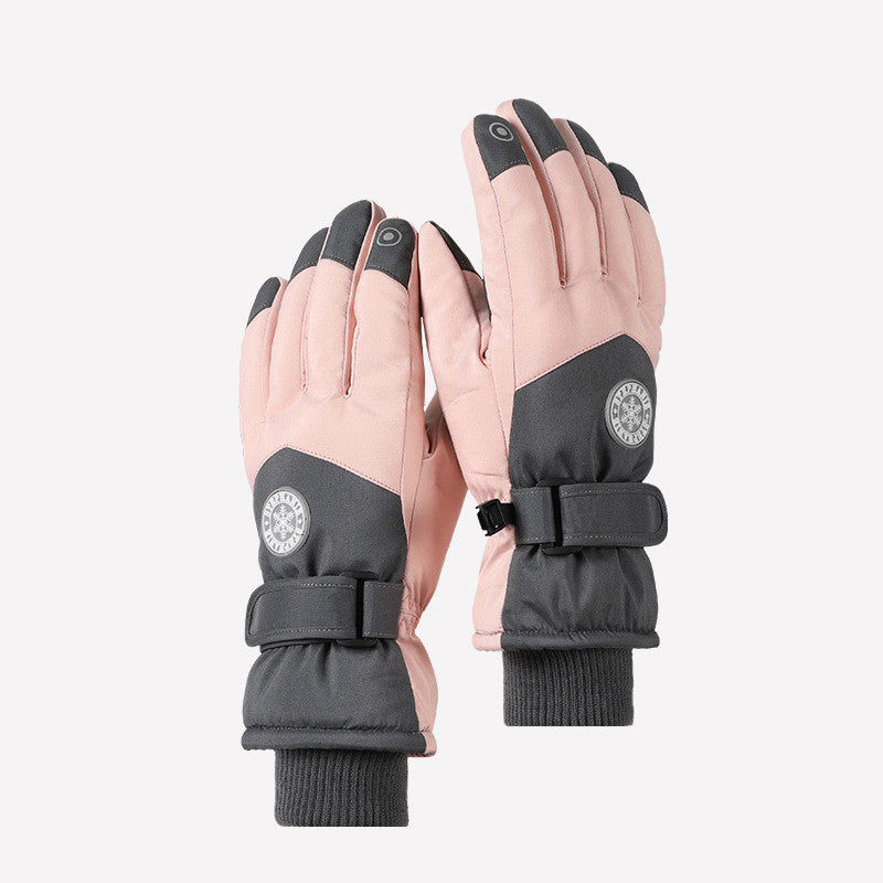 Windproof Outdoor Thickened Sports Warm Gloves For Men And Women