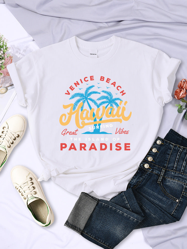 New Surfing Venice Beach Female T-shirt