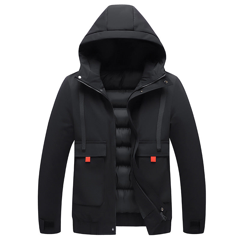 Cotton Clothing Men's Warm Padded Jacket Teenagers
