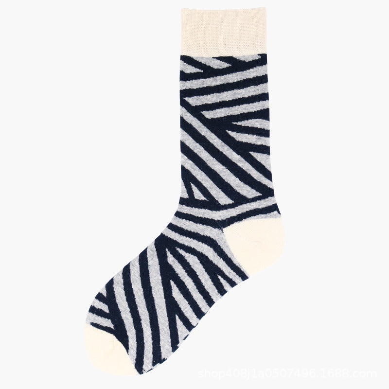 Mid-calf For Fall And Winter Long Cotton Socks