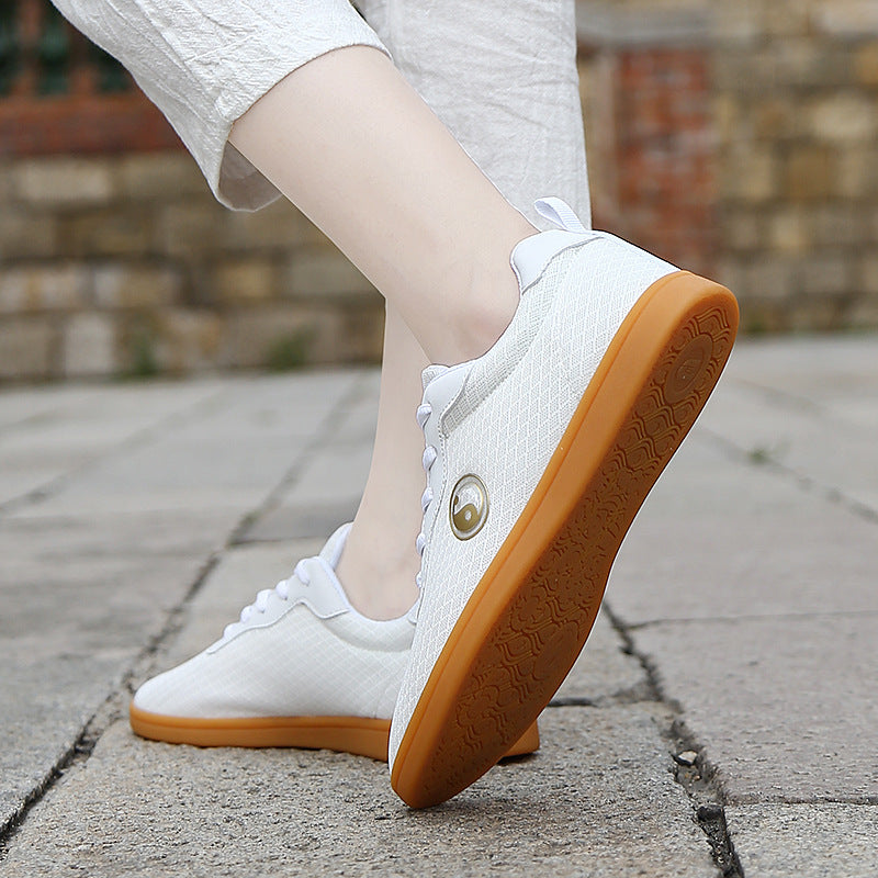 Men's And Women's Casual Shoes Tendon Sole Square