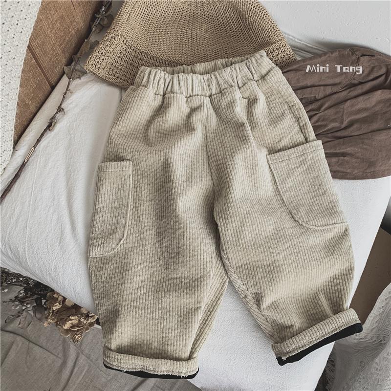 Warm Casual Pants Boys And Girls Trousers