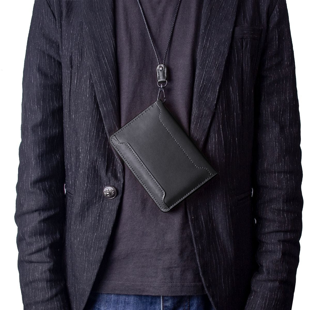 Cowhide Portable Travel Simple Multi Card Passport Protector