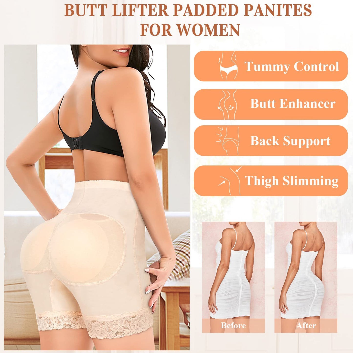 High Waist Body Shaping Bodybuilding Abdominal Pants