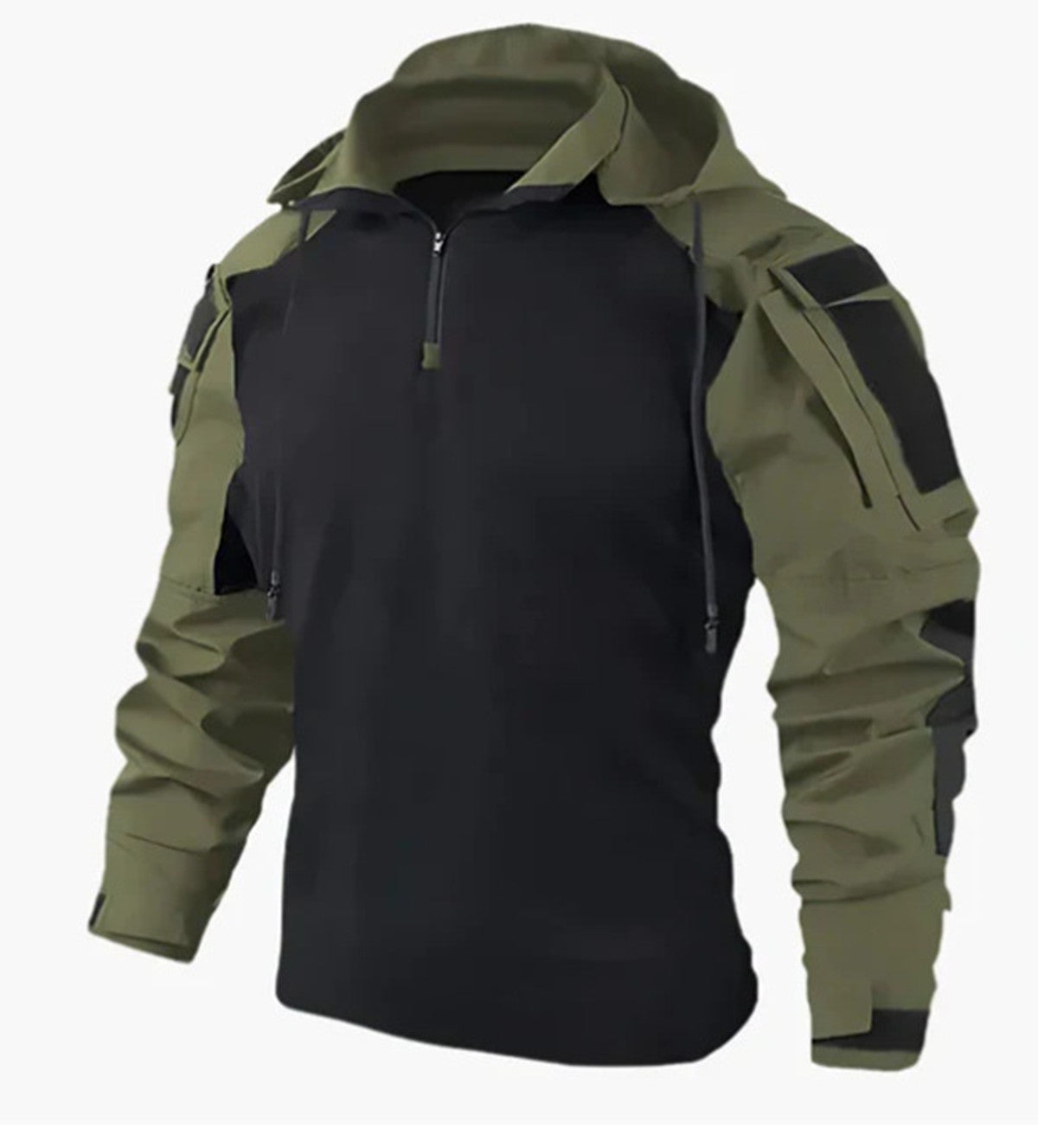 Men's Outdoor Camouflage Clothing Breathable Multi-functional Long-sleeved Top