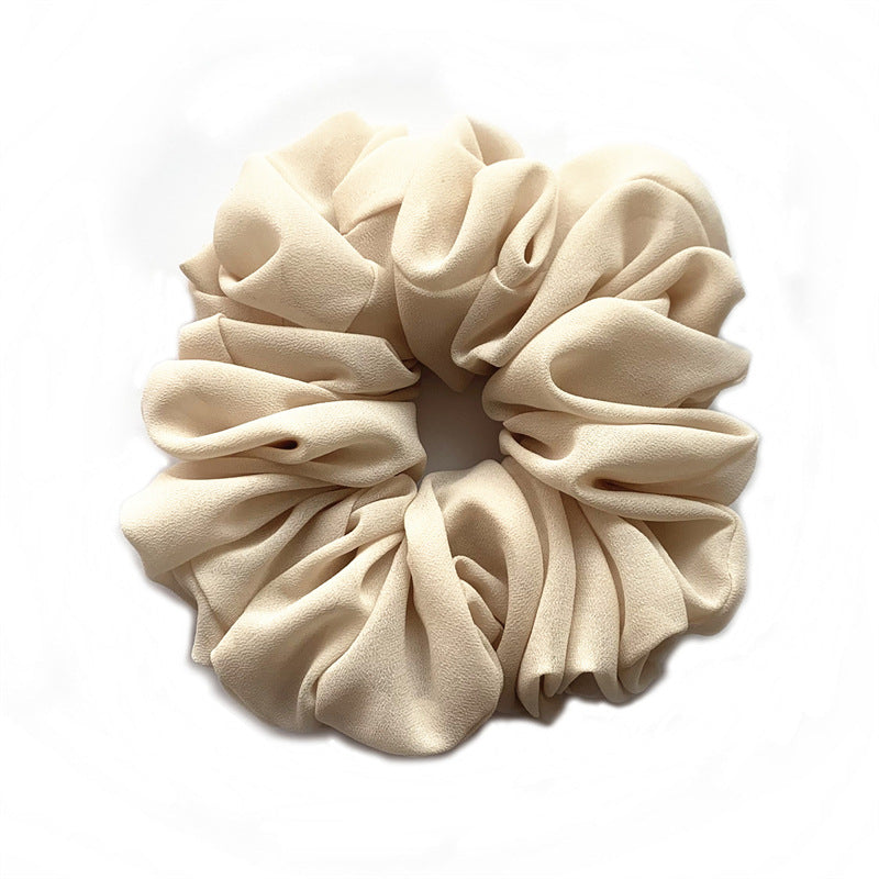 Big Head Bouquet Chiffon Large Intestine Ring Hair Ring