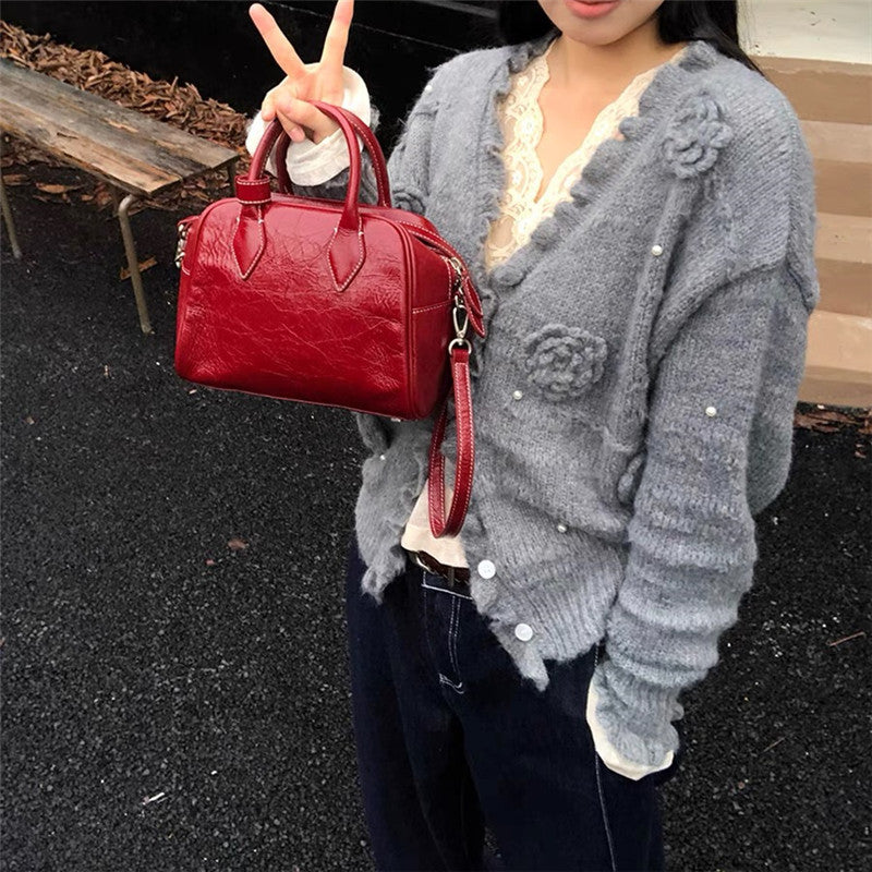 Women's Knitted Cardigan Spring And Autumn Coat