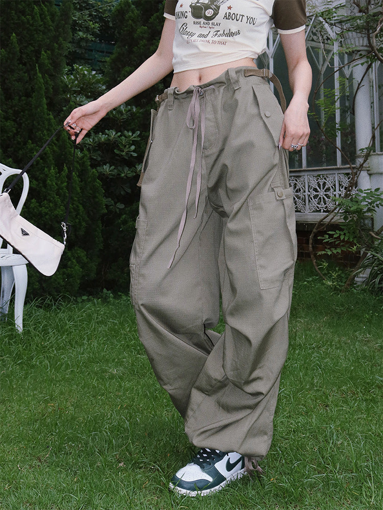 Ruffled And Bound Feet, Retro Street High Street Hot Girls' Overalls