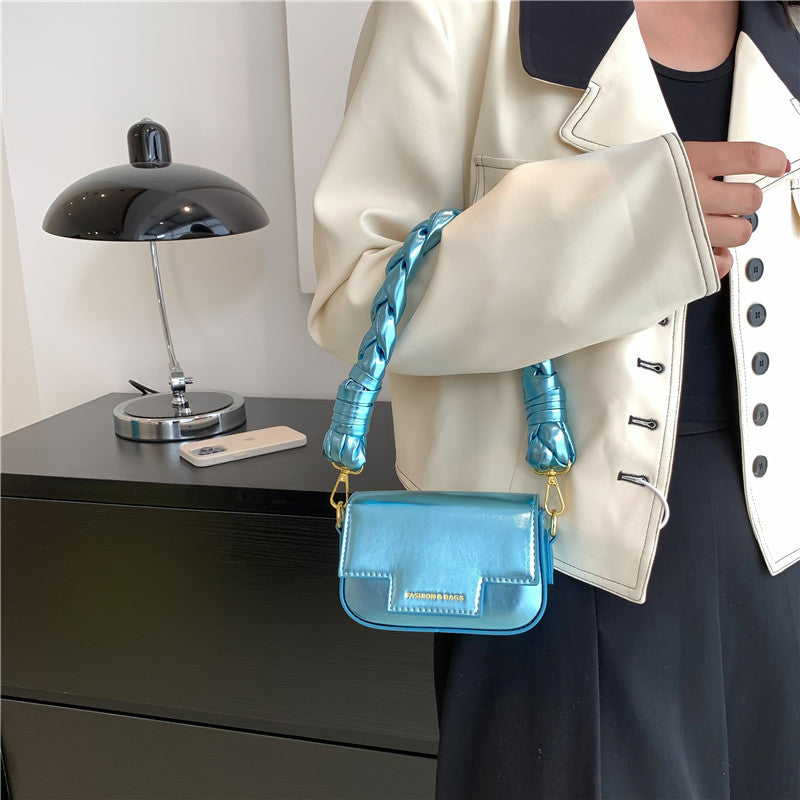 Versatile High-grade Chain One Shoulder Cross Body Small Square Bag
