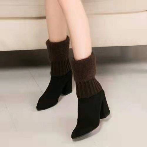Autumn And Winter New Woolen Boots Cover