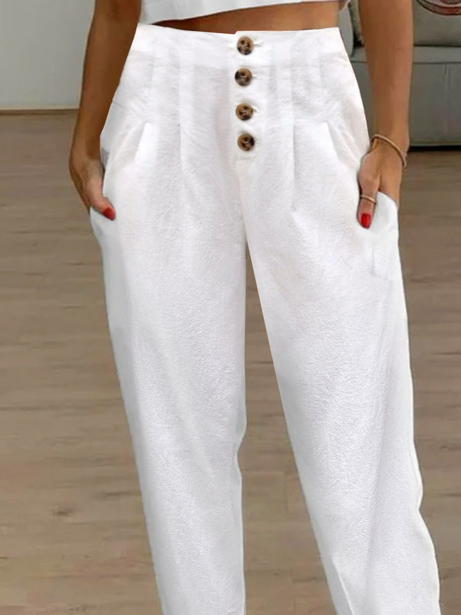 Women's Casual Trousers Temperament Commute Tappered Pencil Pants