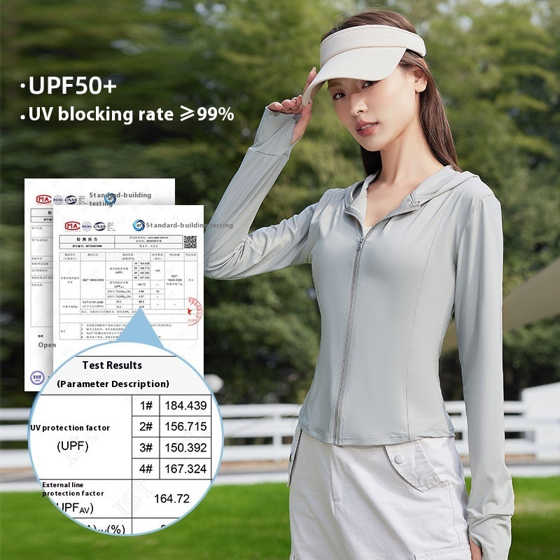 UPF50 Yoga Slim-fit Sun-proof Women's Jacket