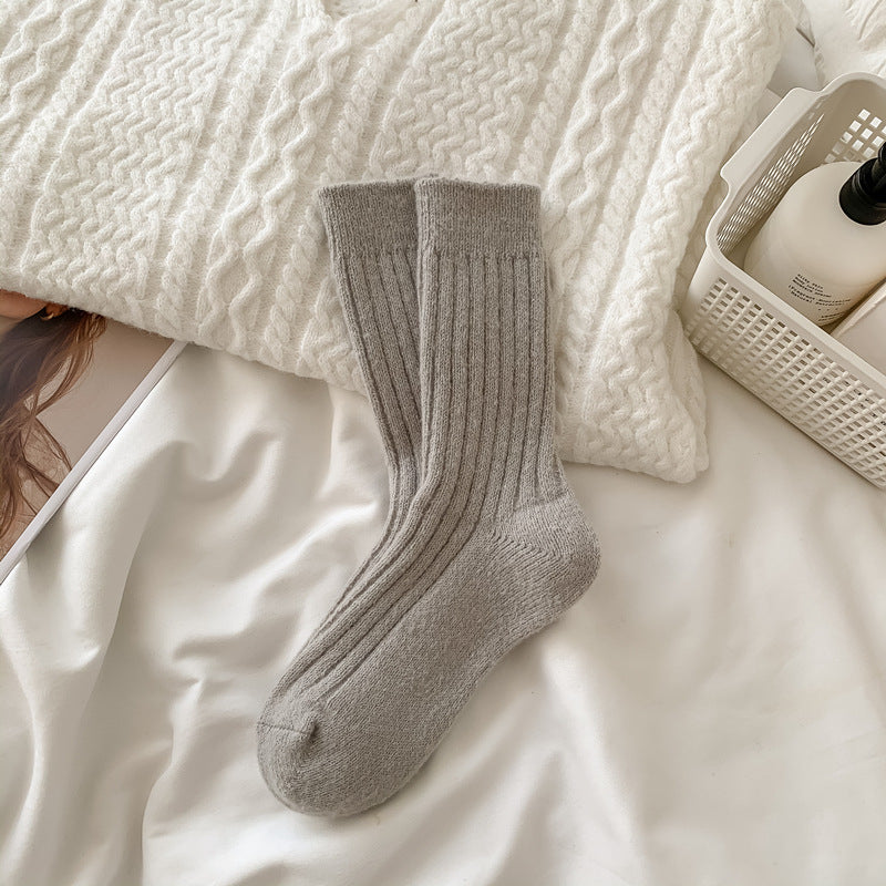 Women's Warm Wool Socks Fleece-lined