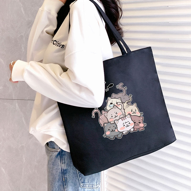 Women's Large Capacity Hand Carrying Canvas Bag