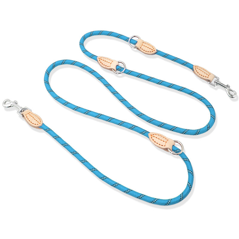 Multifunctional Hook And Chain Sewing Leather Dog Rope