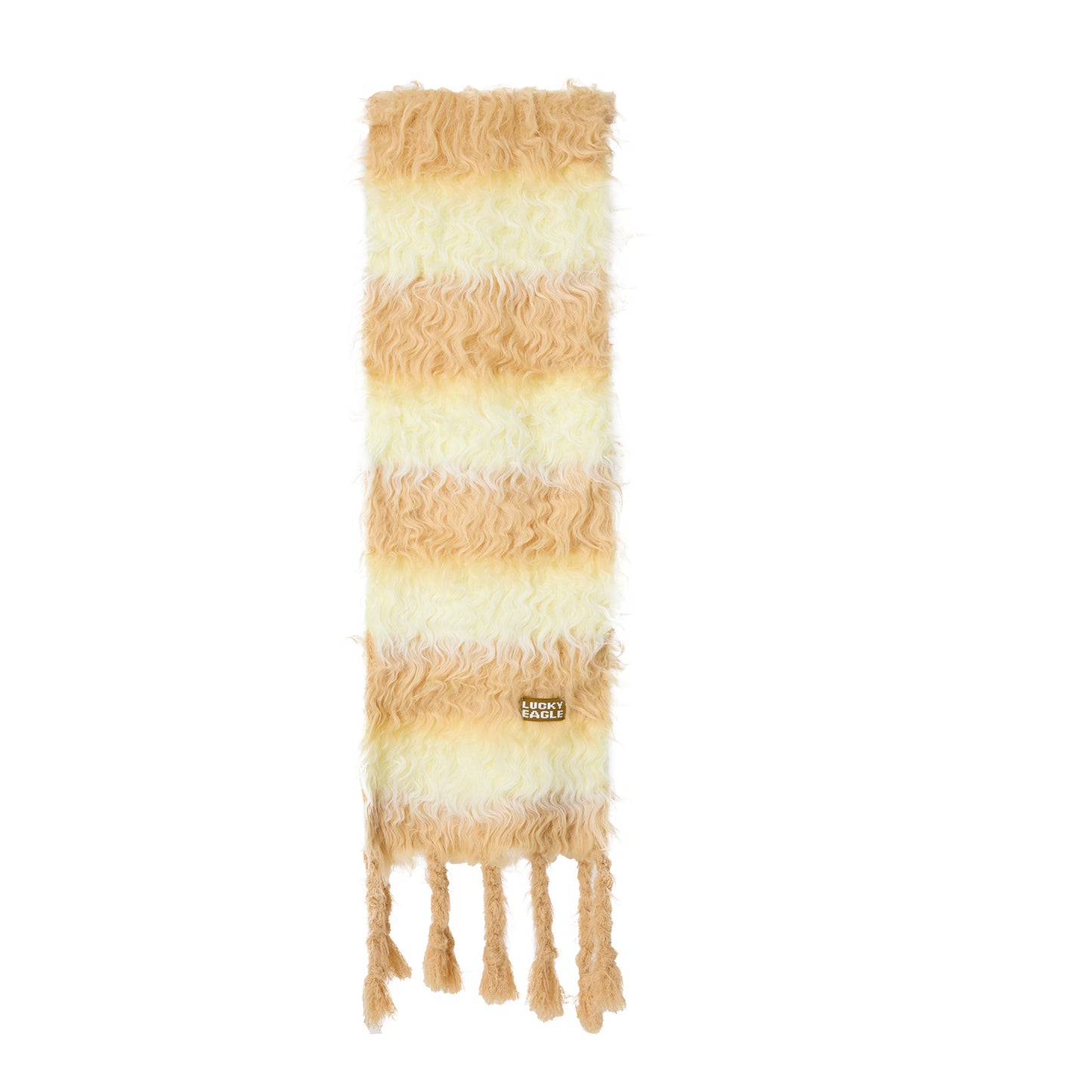 Striped Color-block Wool Scarf Warm And Thick Neck Warmer