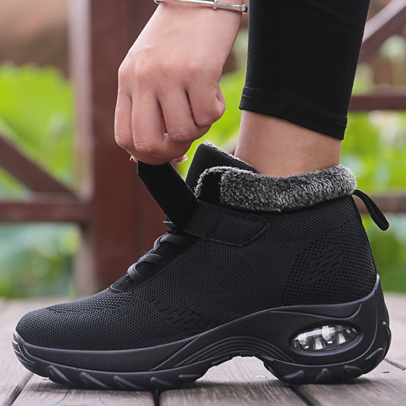 Cushion Shock Absorption And Heightening Cotton Shoes