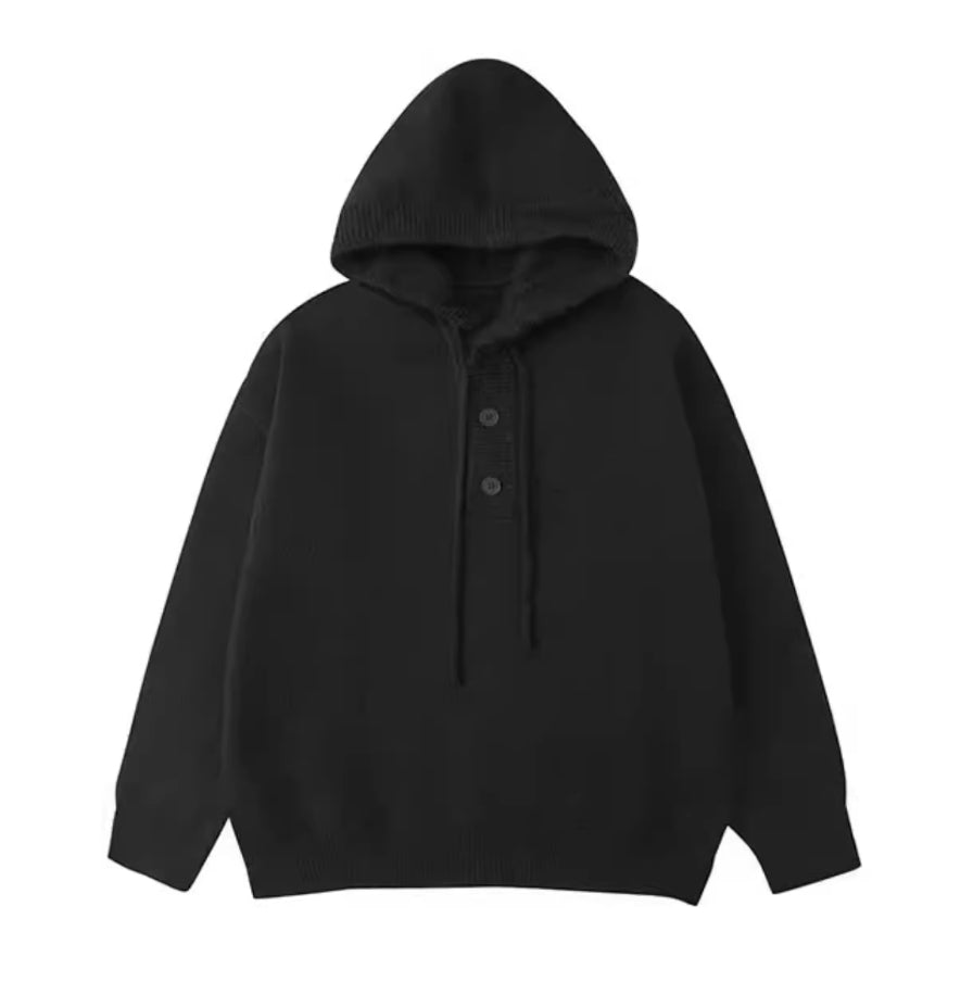 Hooded Sweater Men's Loose Couple Sweater Coat