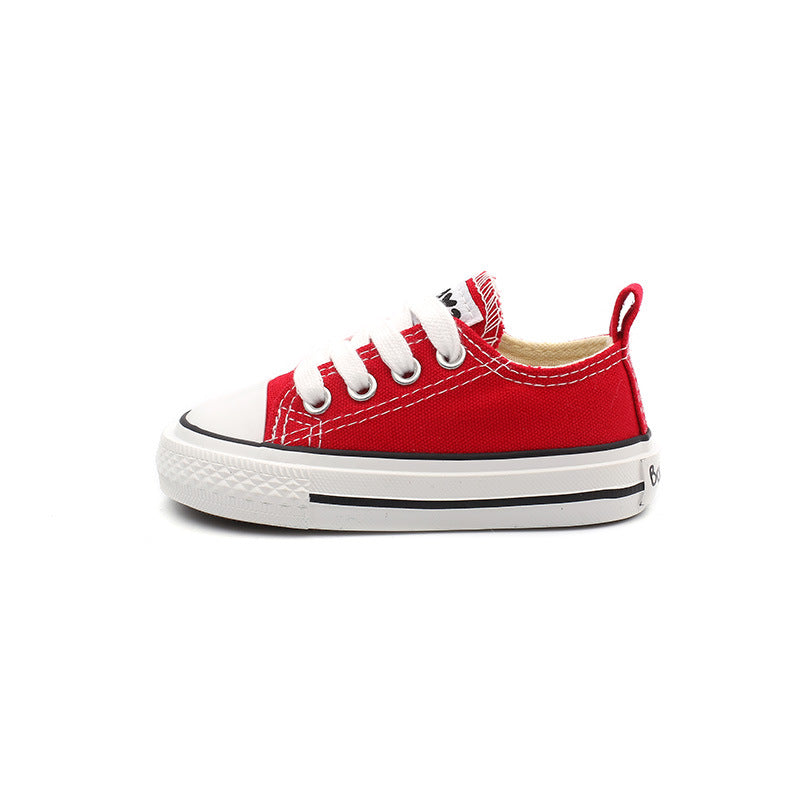 Children's Canvas Soft Sole Solid Color Casual Shoes